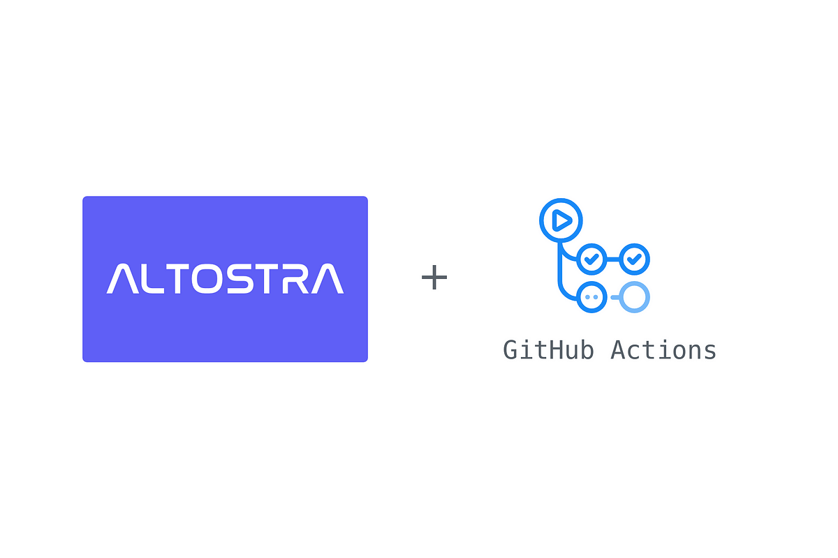 CI/CD with Altostra and GitHub Actions