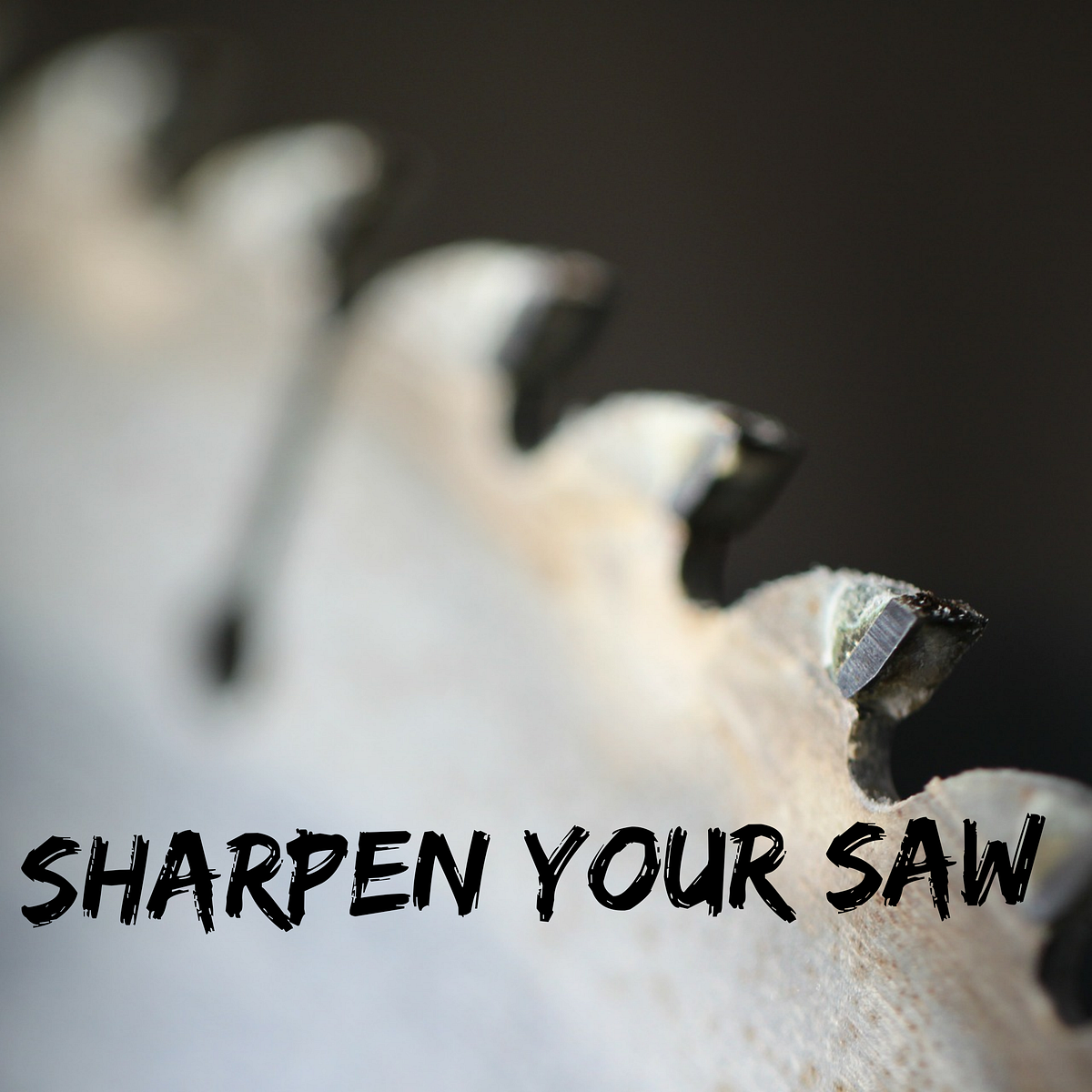 Sharpen the Saw. “Sharpening the saw means preserving… by Coach