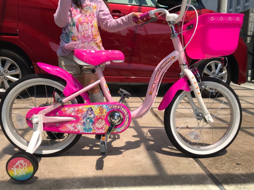 我が娘人生初の愛車 現在放送中のトゥインクルプリキュアの自転車が売っていて 娘ちゃんはもうこれしか眼 By Nardi Medium 我が娘人生初の愛車 現在放送中のトゥインクルプリキュアの自転車が売っていて 娘ちゃんはもうこれしか眼 By Nardi Medium