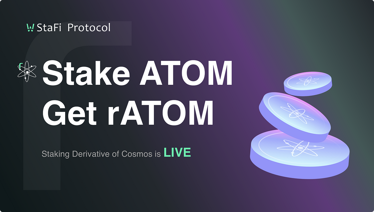 The First ATOM Liquid Staking App rATOM is Live on Mainnet Now