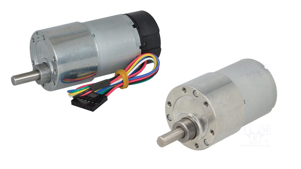 37Dx70L and 37Dx54L geared motors. Part 1 — wiring and PWM control by