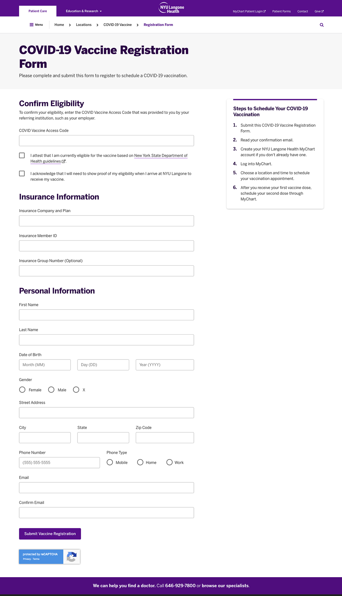 Scaling Our Digital Patient Experience Solutions To Serve New York City's  Vaccination Needs | By Nyu Langone Health Tech Hub | Nyu Langone Health  Tech Hub | Medium