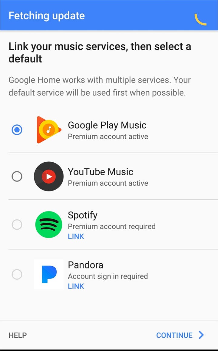 google home shuffle playlist spotify