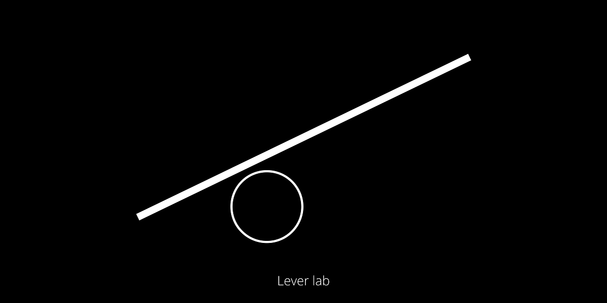 001 Lever Lab. The concept of ‘leverage’ must be… by The L\B Medium