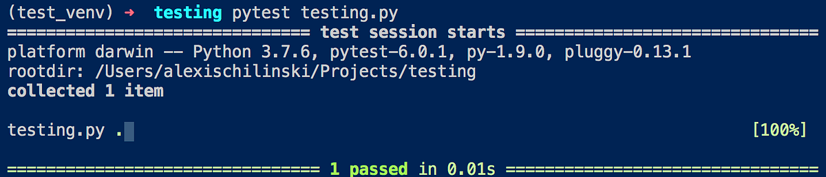 Intro to pytest. One of the most important aspects of… | by Alexis ...