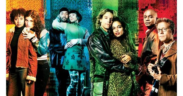 The cast of Rent.