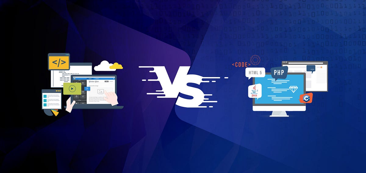 No-code app development vs. a traditional app development