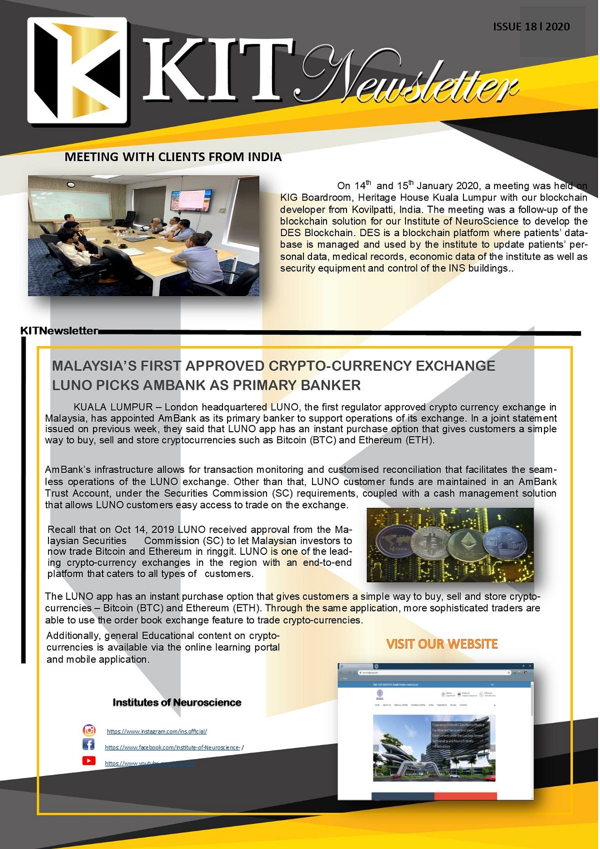 Issue 18 — KIT Newsletter | by KitToken | Medium