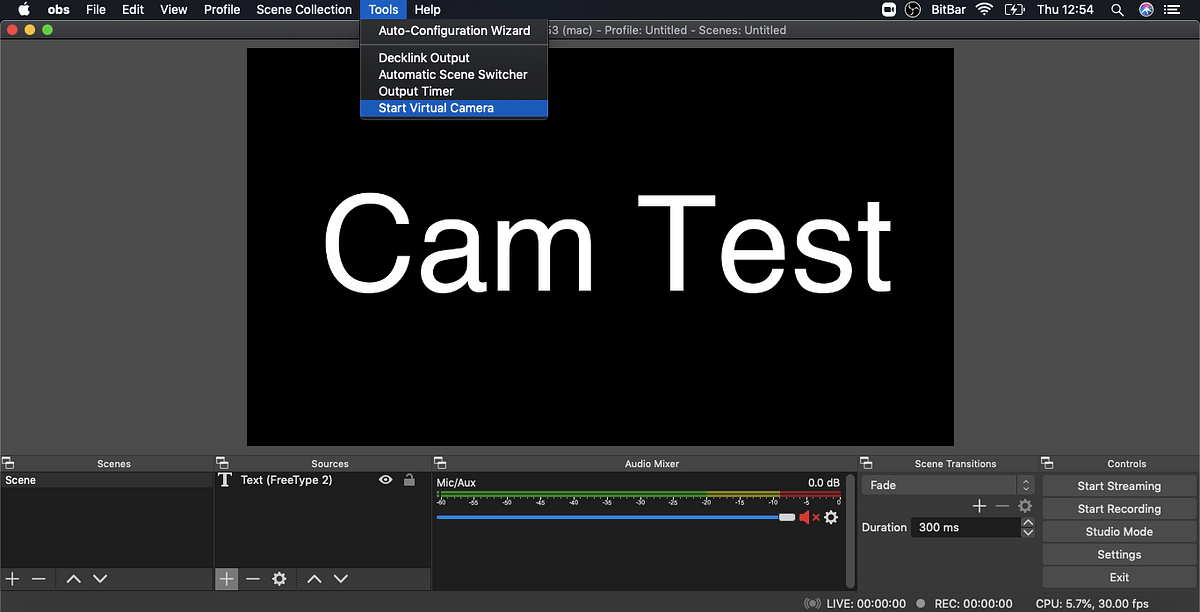 How To Use A Virtual Camera For Zoom Microsoft Teams And Google Meet In Obs For Mac By Jun Kudo Medium