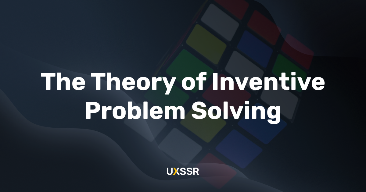 the theory of inventive problem solving