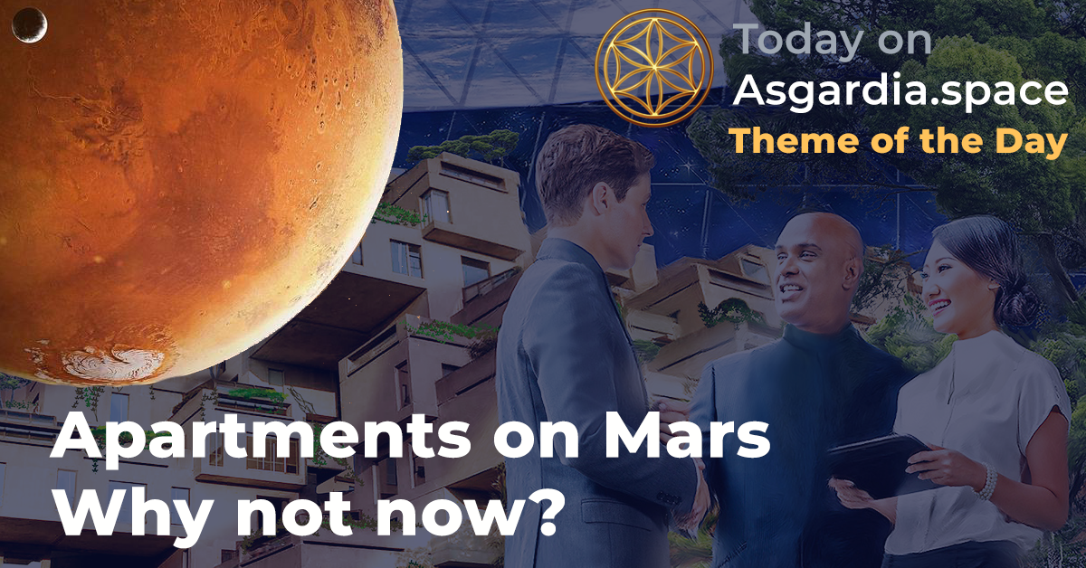Apartments on Mars. Why not now?. Humanity has been trying to explore