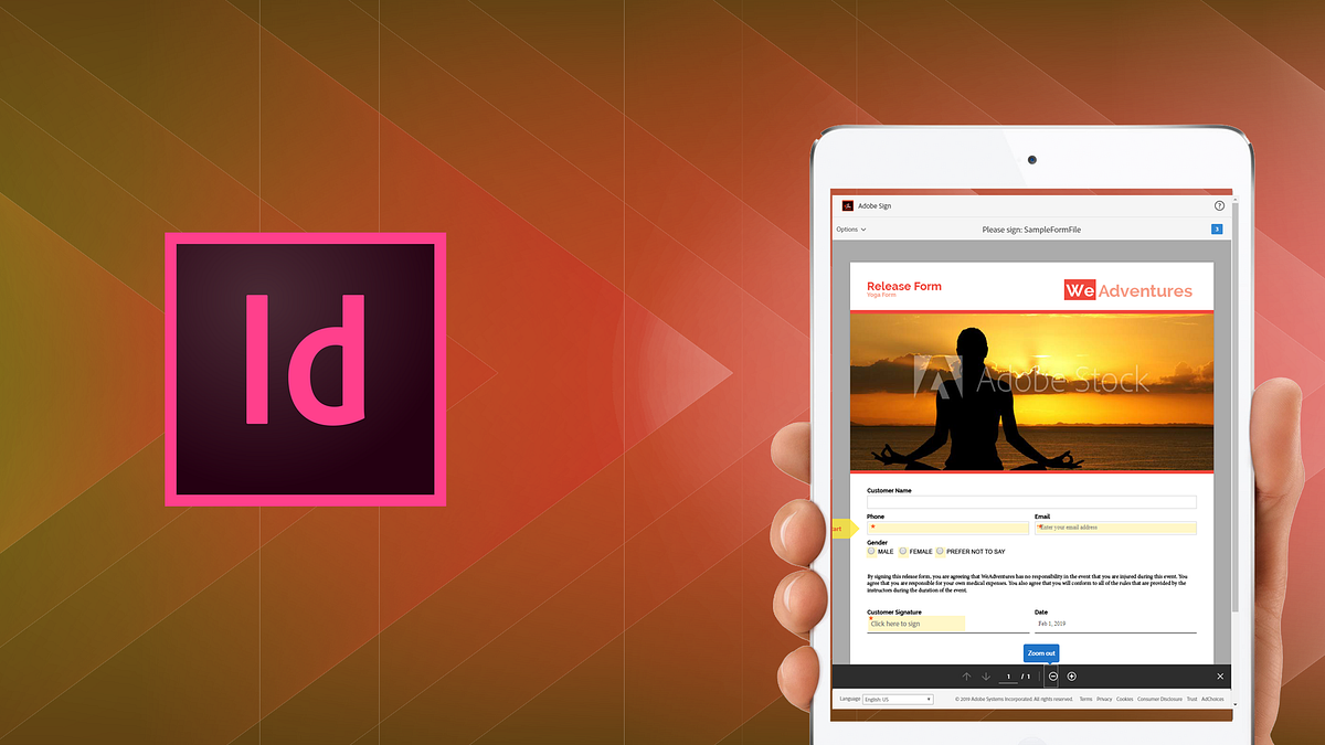Use Adobe InDesign and Adobe Sign to Streamline Your Forms | by Ben
