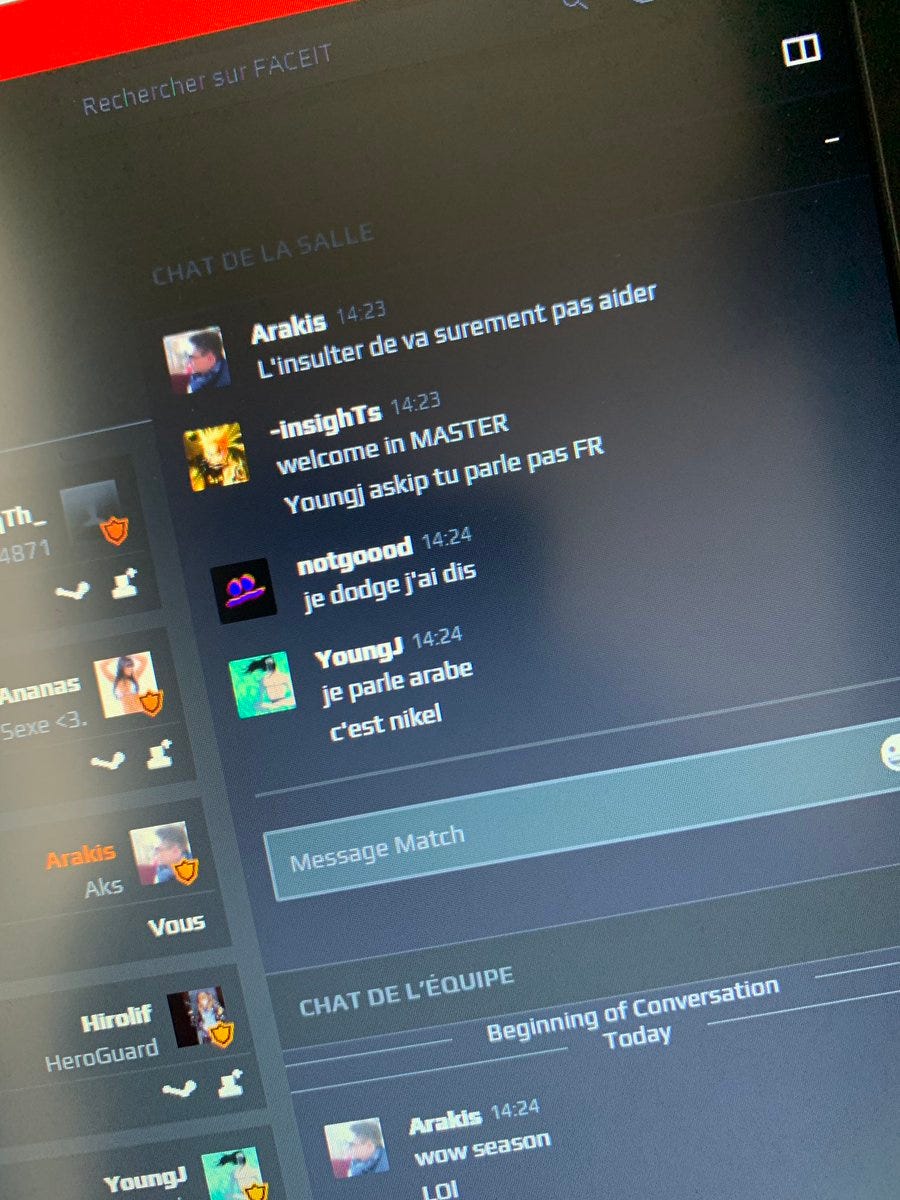 matchmaking anglais