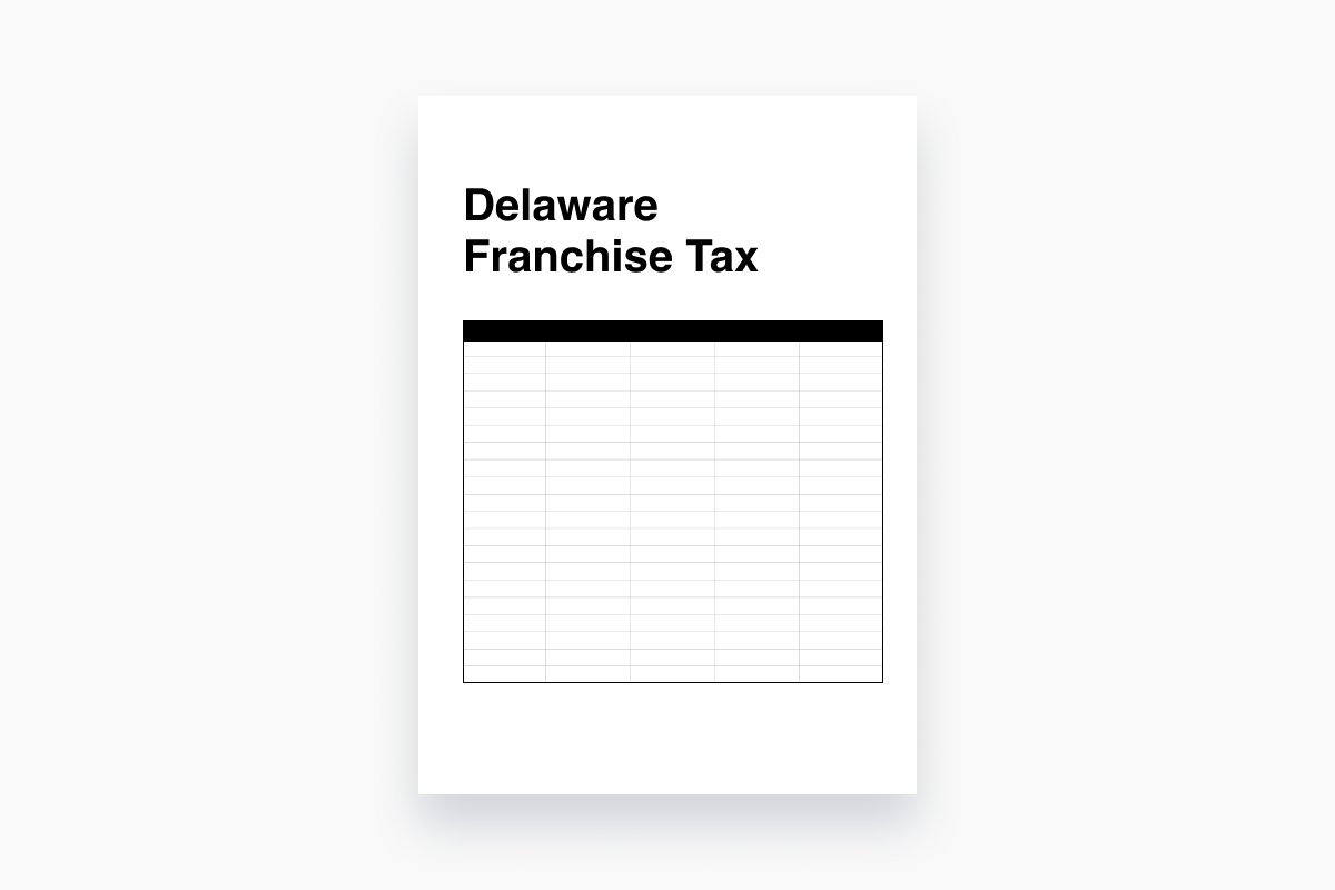 How to calculate and pay Delaware Franchise Tax | by Leona Mondsee | Rebank  HQ | Medium