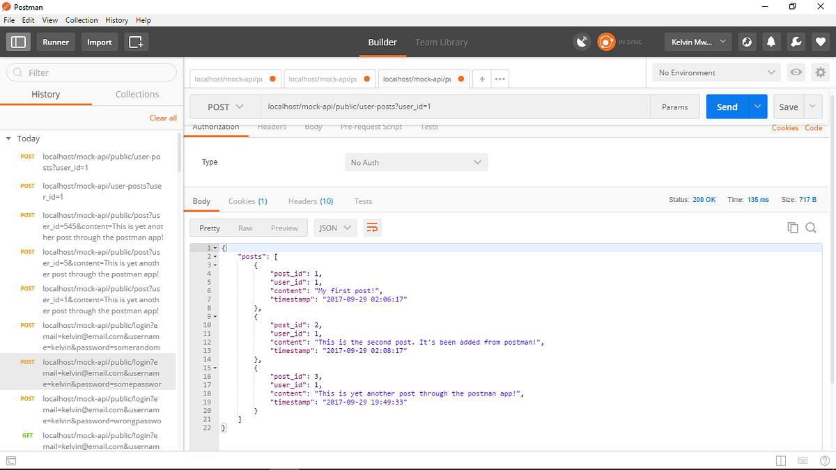Creating An Api And Testing With Postman By Kelvin Medium