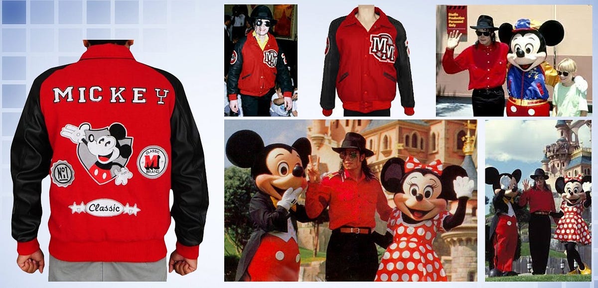 michael jackson mickey mouse jacket