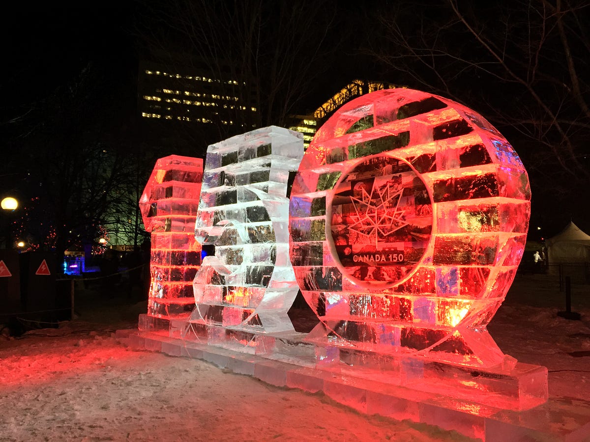 Winterlude Wish150 Ice Sculptures by Explore150 Medium
