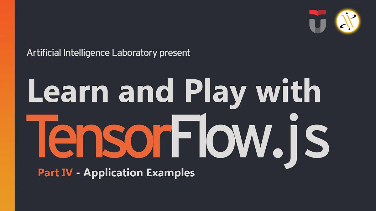 tensorflow js simple example