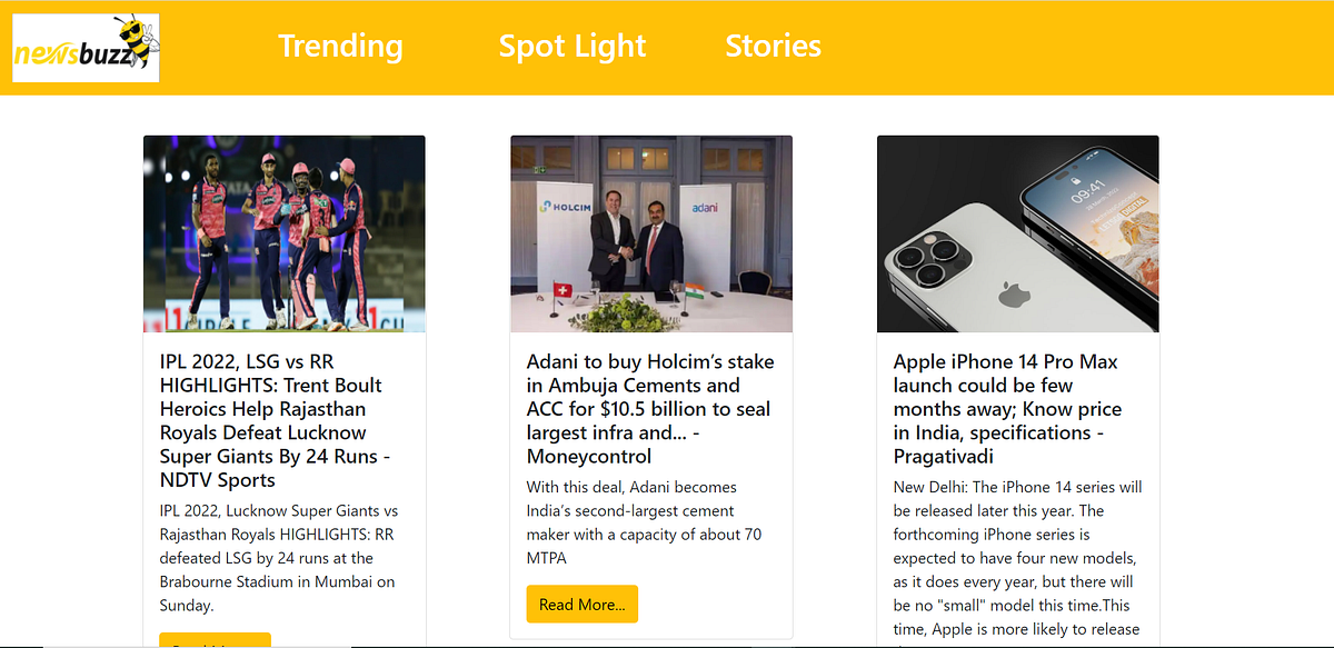 How to Build a News App with API using React | by Qasid Shoaib | Medium