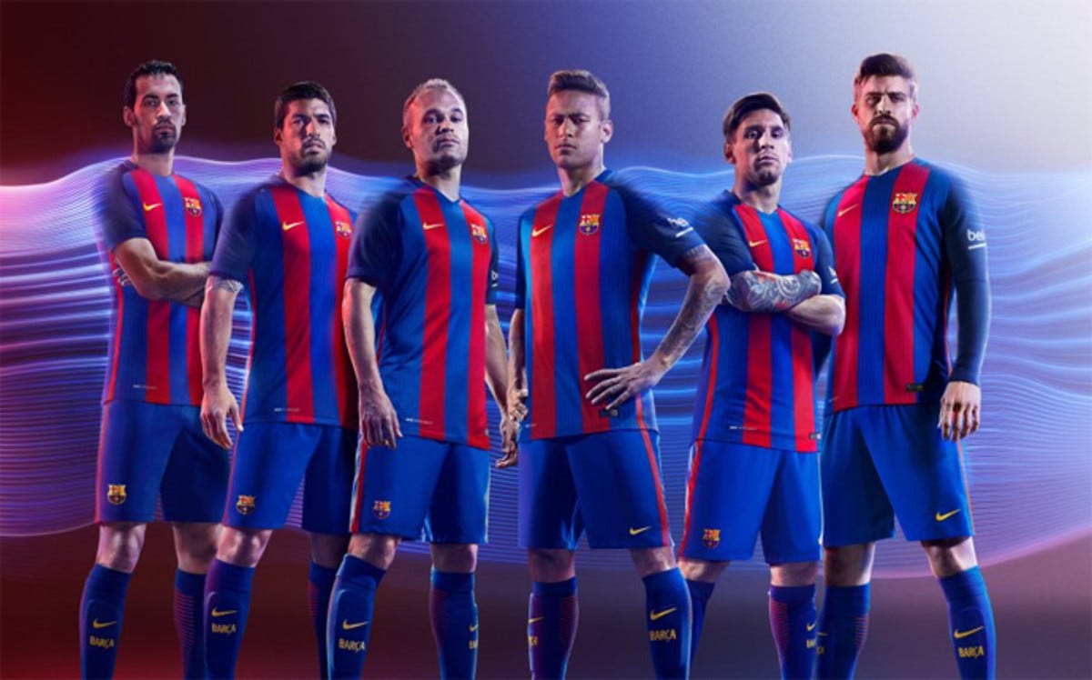 barcelona soccer team jersey