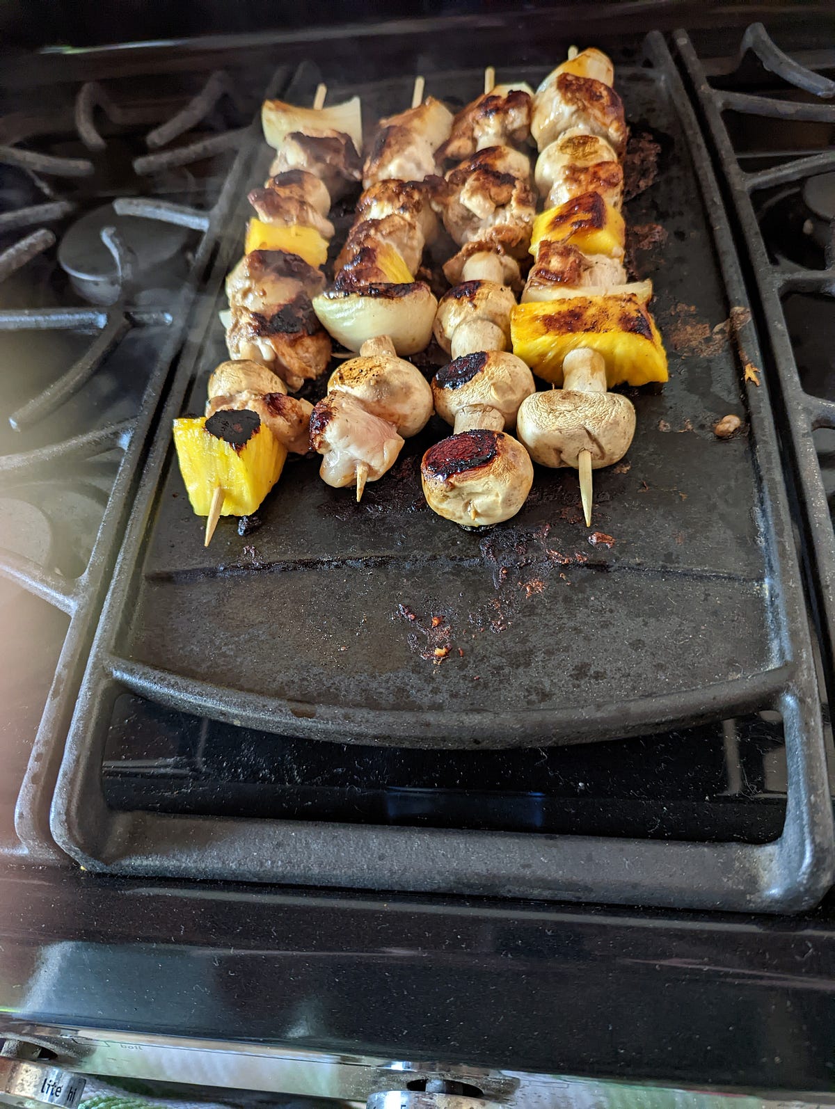 We eat out a lot, but it is also fun to eat at home. by Cheryl