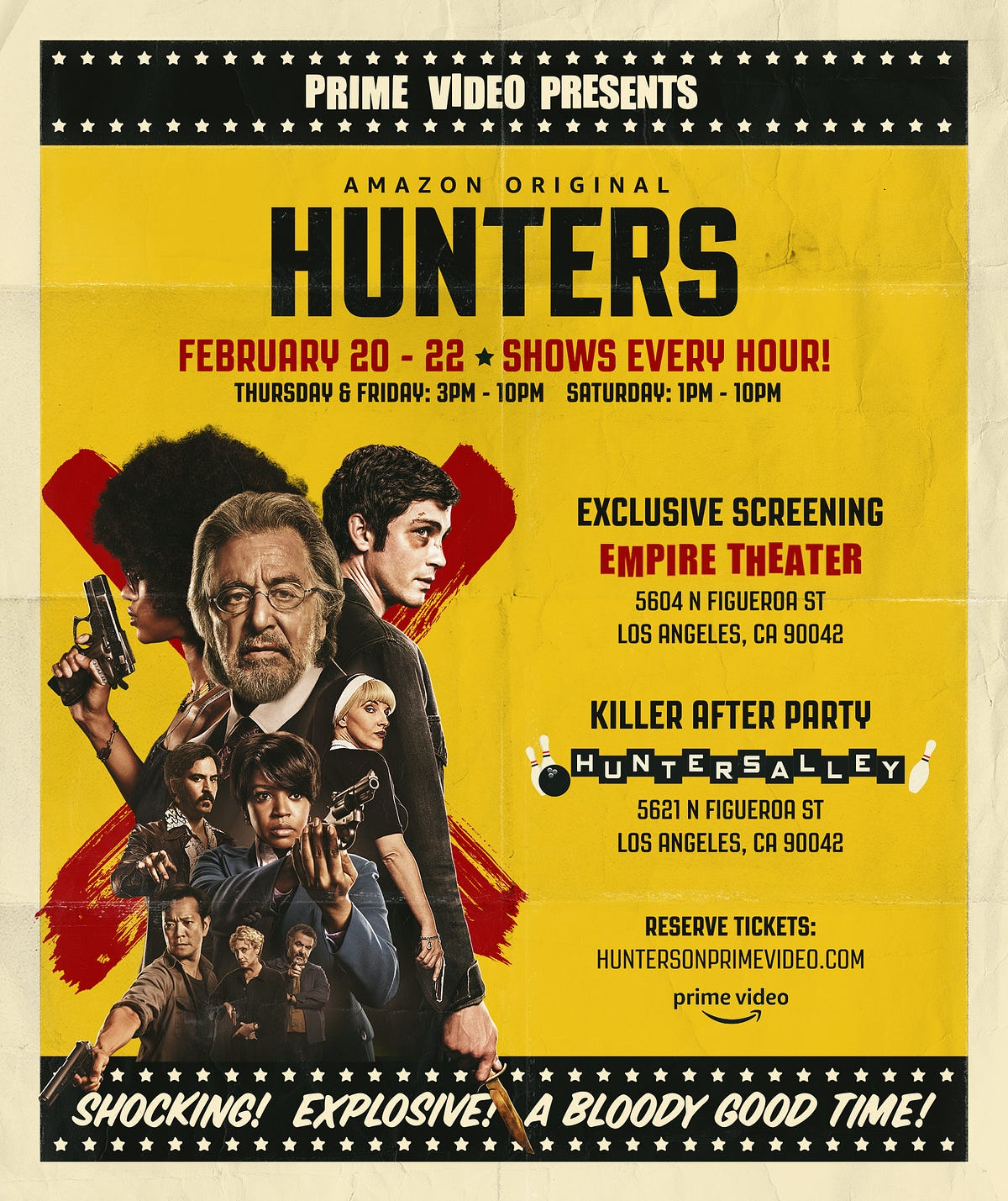 La Hunters Activation Amazon Prime Video Takes Over Highland By Nopro Newswire No Proscenium