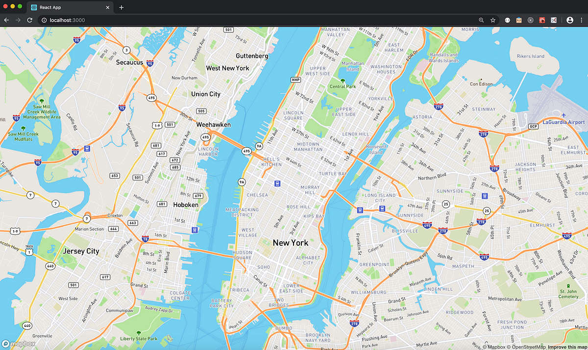 Using Mapbox With React Integrating Reactjs, Mapbox, And Mapbox Directions | By Tyler Eaden | Level  Up Coding