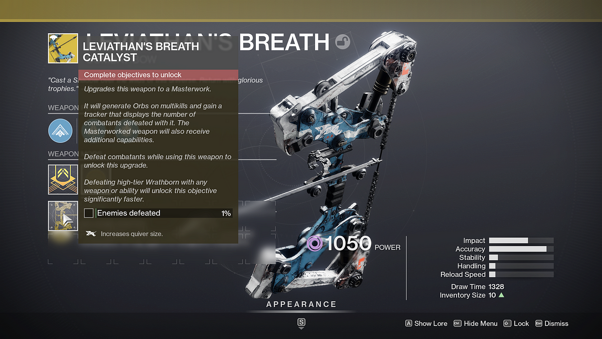 Destiny 2 How To Get The Leviathan’s Breath Catalyst Nicholas Andrews