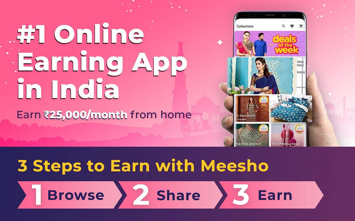 Meesho the best app to start reselling in India by Durgesh Gupta Medium