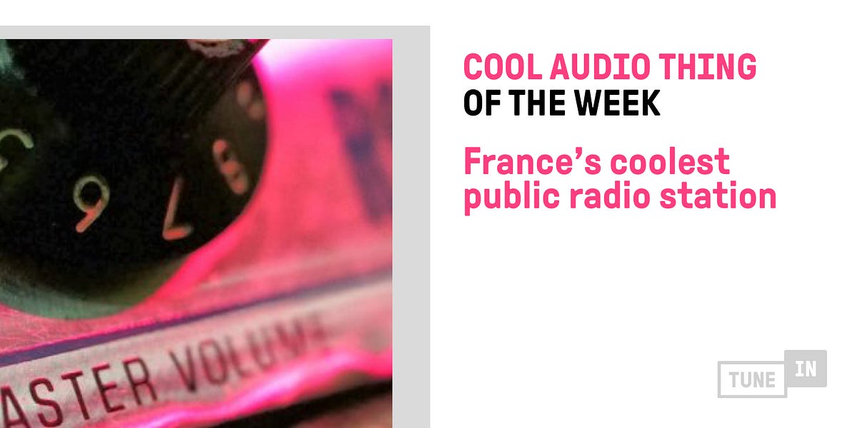 Cool Audio Thing Of The Week: FIP, France's Hippest Public Radio Station |  by Volume | TuneIn Volume