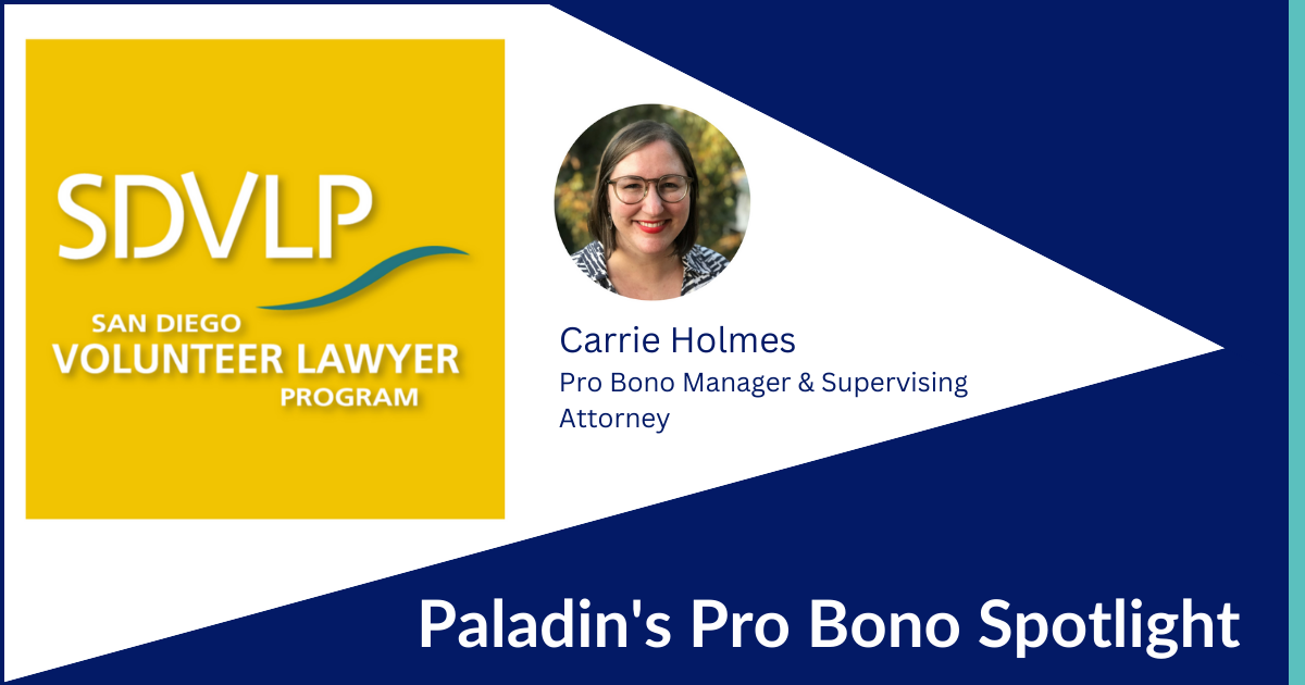 Legal Service Champions San Diego Volunteer Lawyers Program (San Diego