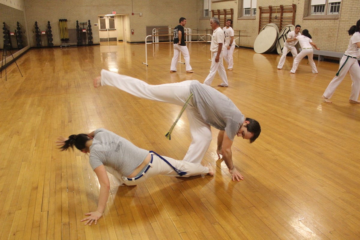 Capoeira is Different. Kicks are a part of the art. by James E. Green