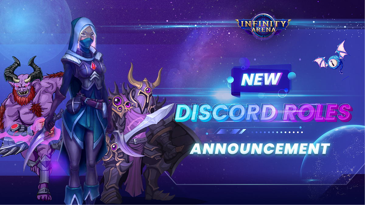 New roles on Infinity Arena Discord server Let’s spice things up