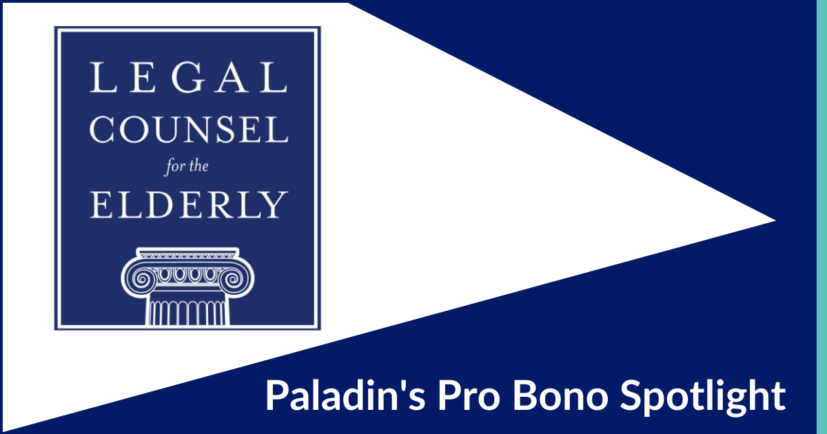 Pro Bono Spotlight Legal Counsel for the Elderly (Washington, DC) by