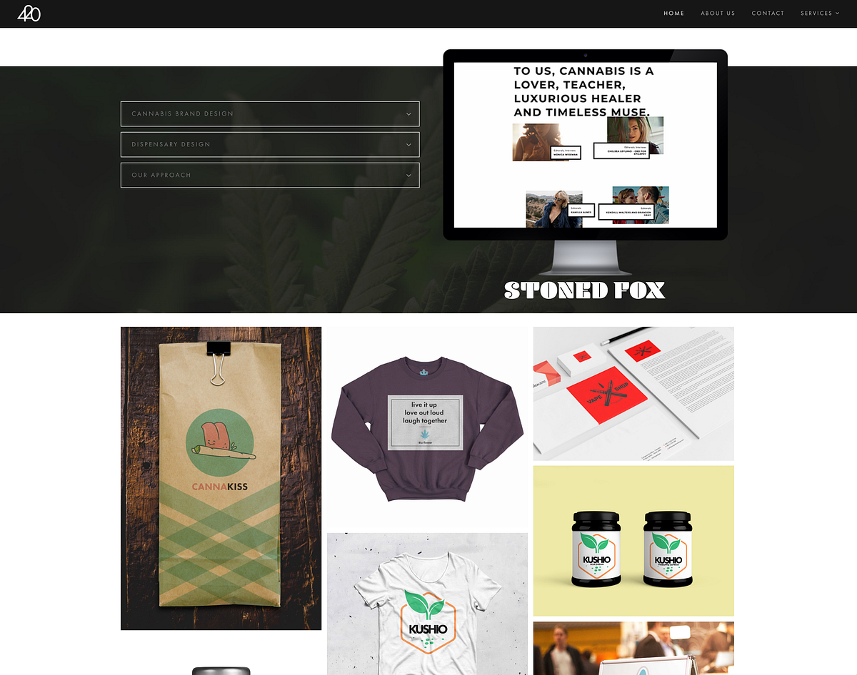 Cannabis Brand Website. Best cannabis brand website design. by Top