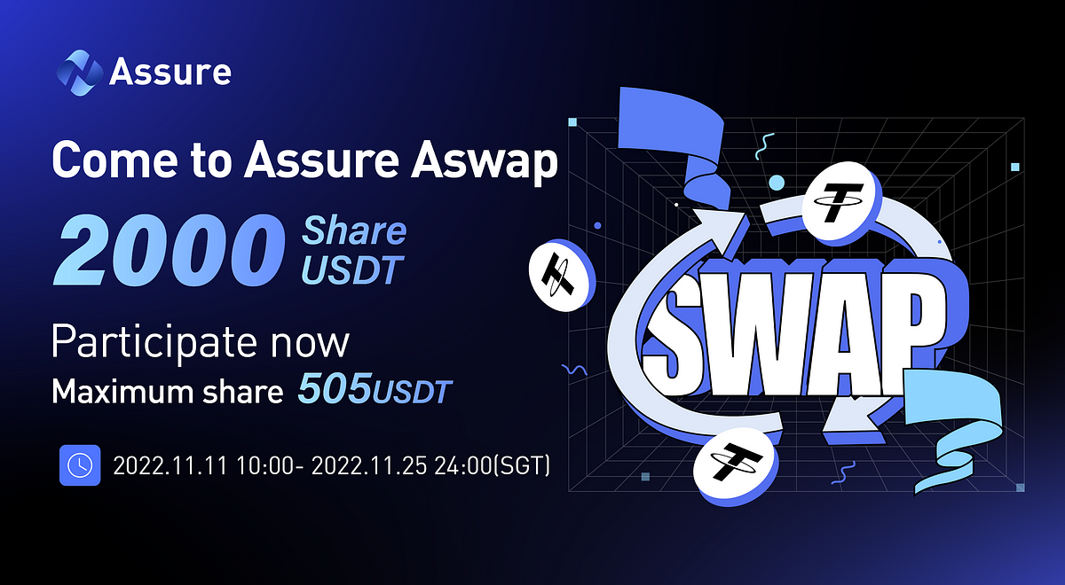 Come to Assure Aswap and Share 2000USDT! by Assure Wallet Ass