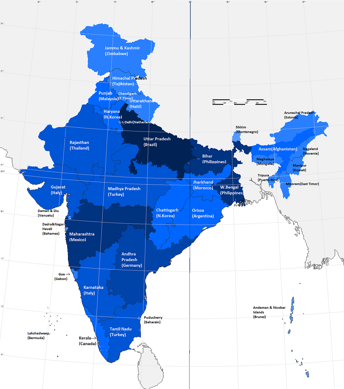 Which State Has More St Population In India