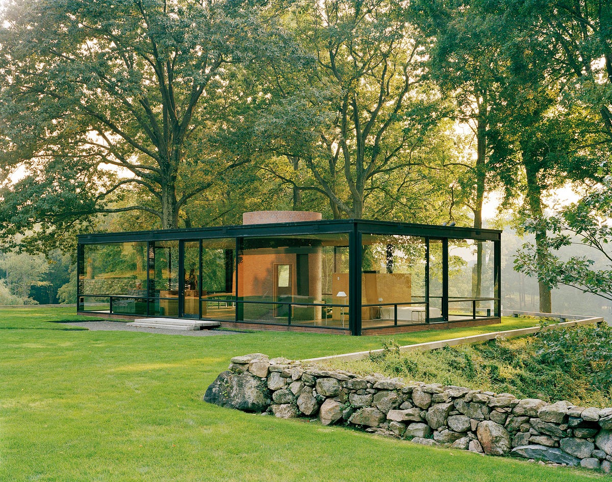 The glass house.