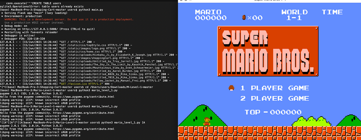 The first level of Super Mario built with Python! | by Manpreet Singh |  Medium