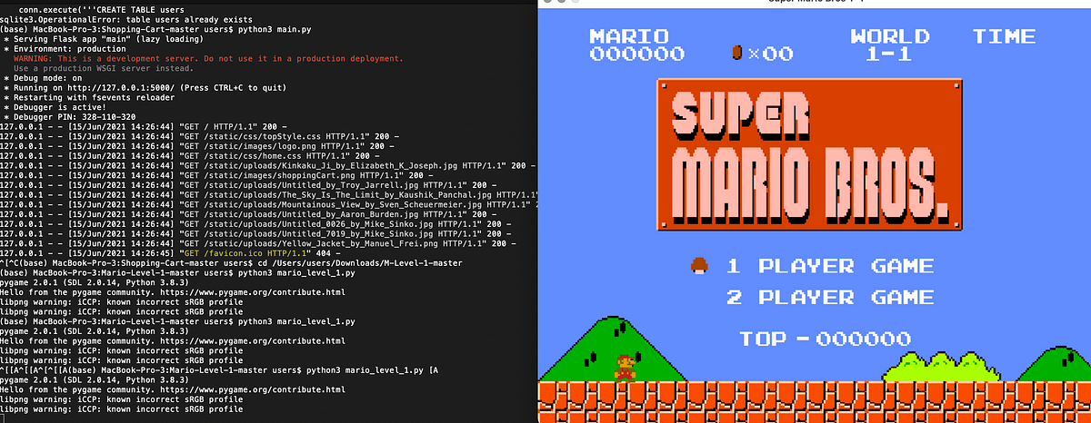 The first level of Super Mario built with Python! | by Manpreet Singh ...