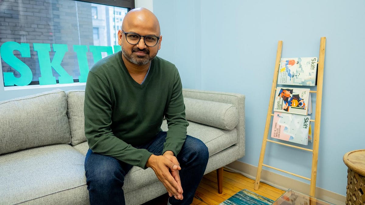 Q&A: Rafat Ali, Founder & CEO @ Skift | by Mollie Leavitt | The Idea |  Medium