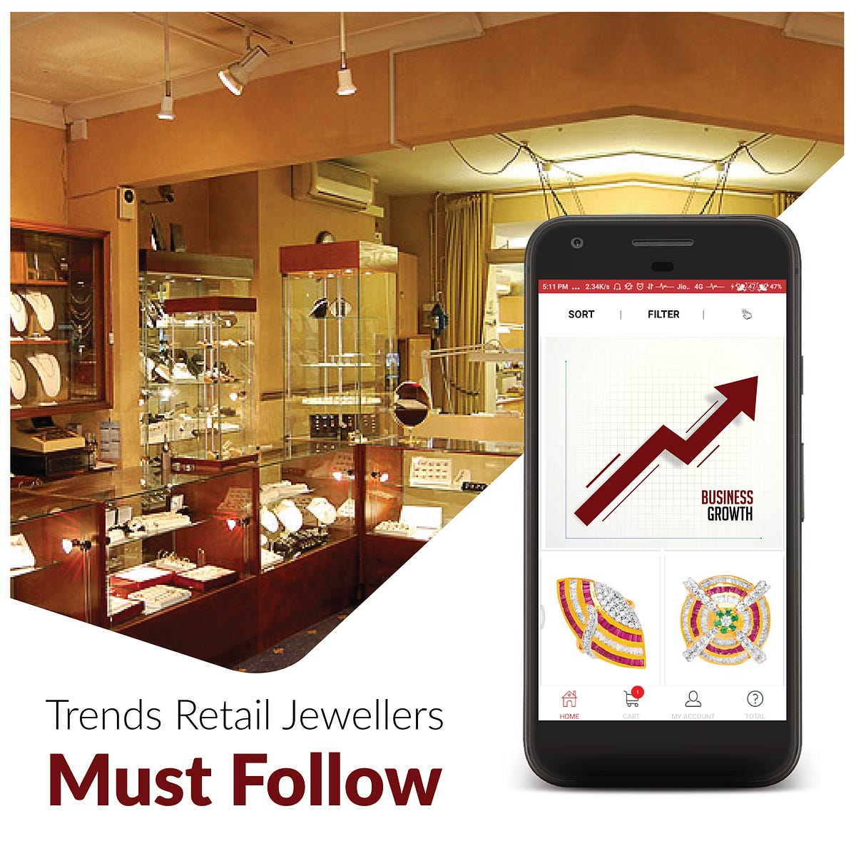 How to Boost Your Retail Jewellery Business with Mobile App? by India