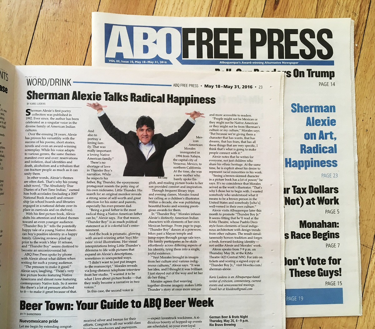 Sherman Alexie Talks Radical Happiness By Karie Luidens Medium
