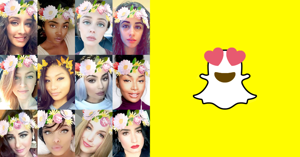 Why Snapchat filters make them more attractive ? | by Amine Ketz |  Marketing on Acid | Medium