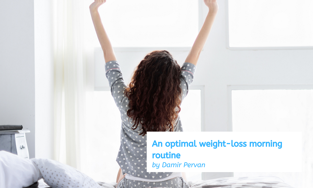 An optimal weightloss morning routine by TrainChampion Experts
