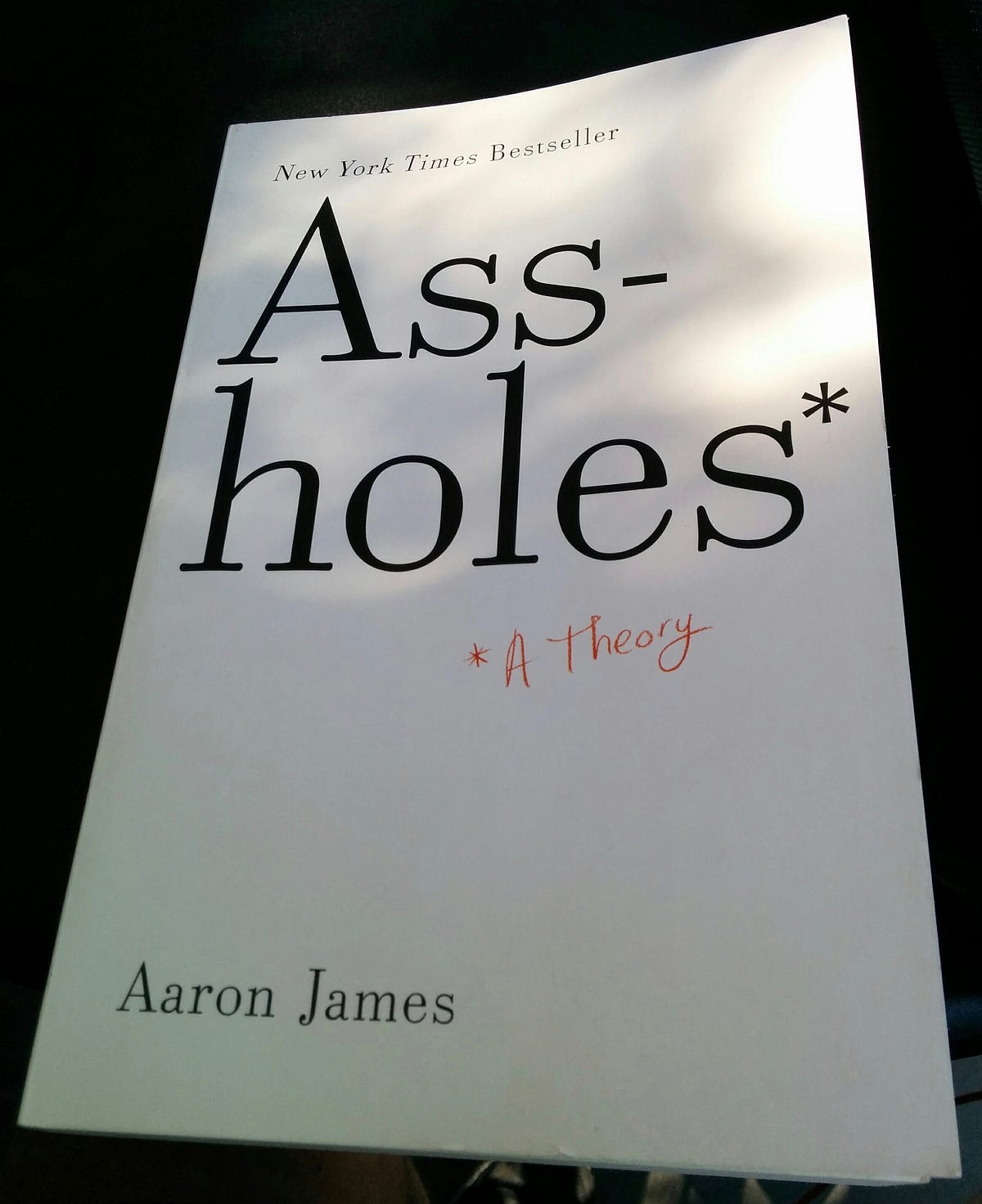 Book Review Assholes A Theory Are You An Asshole Are You Sure Do By Ray Grogan Medium