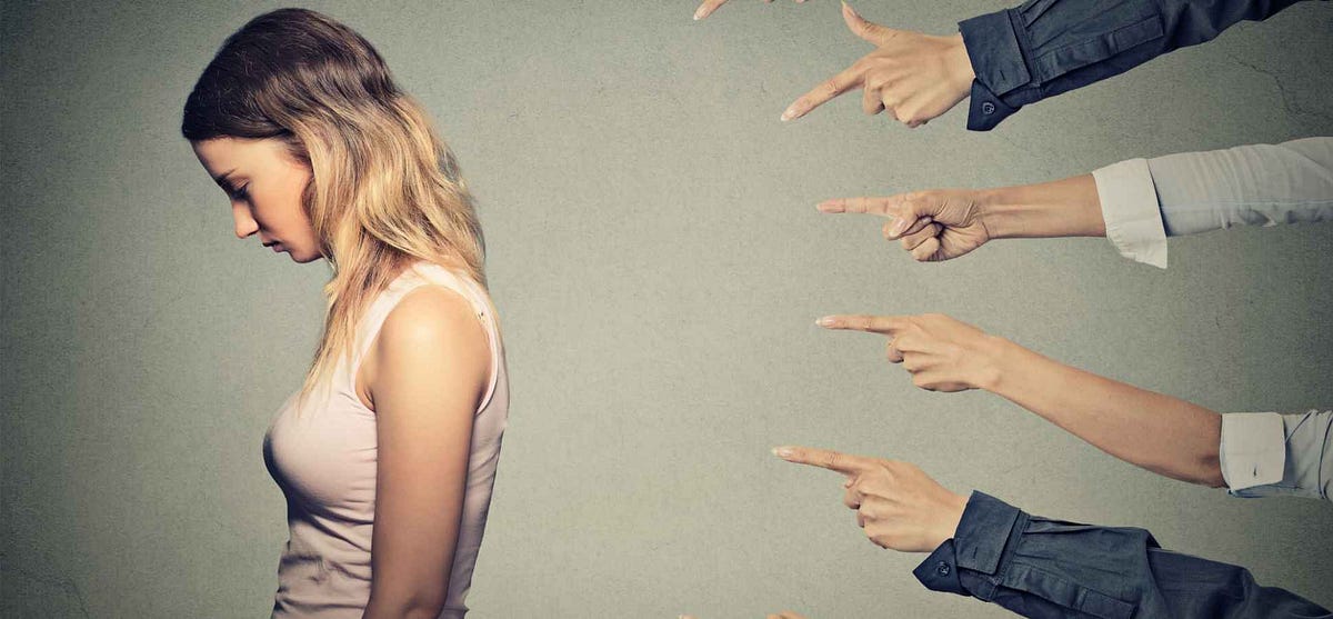 Fear of judgement. How the world teaches you to not be you by No, it