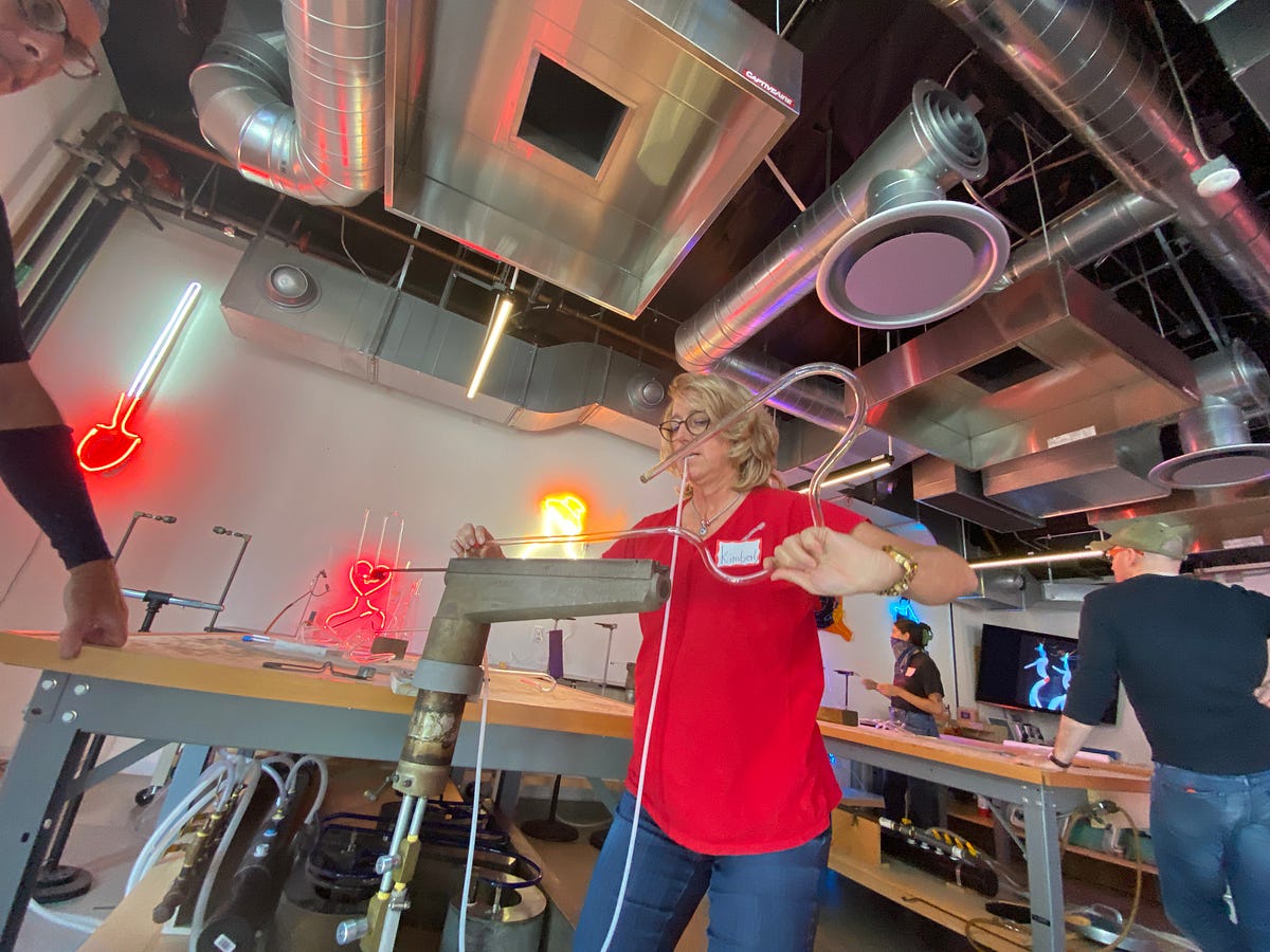 Try It! Learn How to Bend Neon. Neon Class at the Museum of Neon Art… by Kimberly Us CA