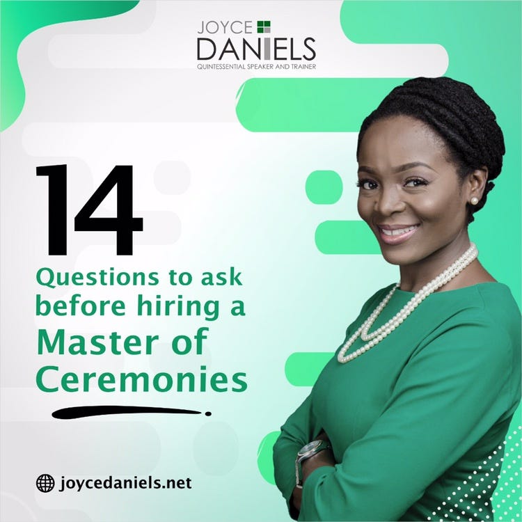 14 Questions To Ask Before Hiring A Master Of Ceremonies By Joyce Daniels Medium