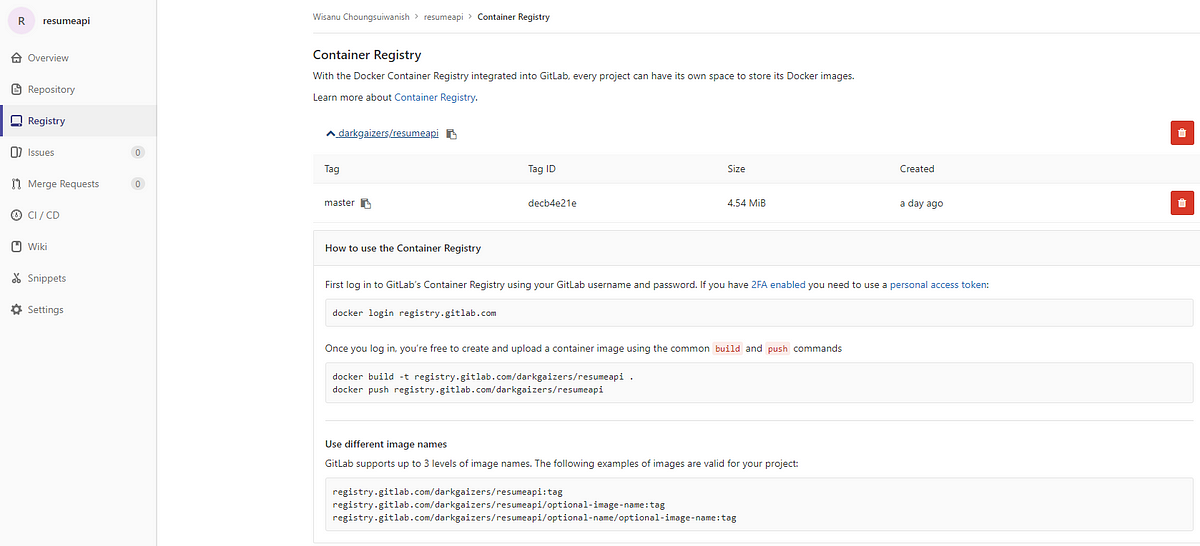 Implement Easy And Convenient Docker Image Of Golang Using Gitlab's CI | by  Wisanu Choungsuwanish | Medium